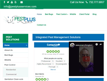 Tablet Screenshot of pestplusservices.com